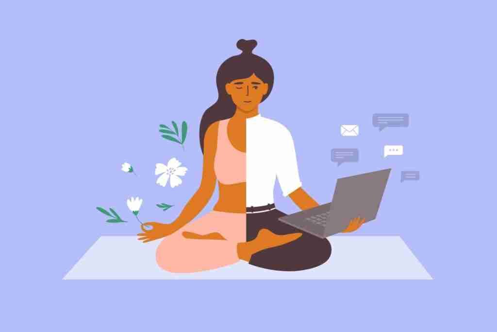 Striking Balance between meditation and the digital world.